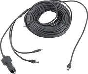 for Starlink Mini DC Power Cable, 3 in 1 DC Male to DC Male/USB C/Car Charger Adapter, 100W for Starlink Mini Cable, 18AWG, Water Proof (15m)