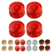 4pcs Lightweight Volume Control Knob Button With Number For