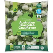 Woolworths Broccoli & Cauliflower 500g