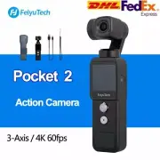 Feiyu Pocket 2 Handheld 3-Axis Gimbal Stabilizer 4K Camera 130° Wide-Angle Lens