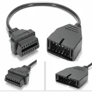 12Pin OBD1 to 16 Pin OBD2 Convertor Connector Adapter Cable For GM Chevrolet GMC