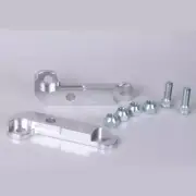 Adapter increasing turn angle about 25% drift lock kit For BMW E36 Chrome