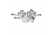 Raco Contemporary Stainless Steel 3 Piece Cookware Set