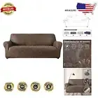 Elegant Non-Slip Sofa Cover - Machine Washable Fabric, Fits 71-88 in Couches