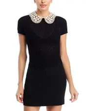 Alice and Olivia Ciara Short Sleeve Sweater