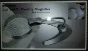 Berkshire Lighted 2x Flexible Magnifier Bright LED Lights Batteries Included NEW