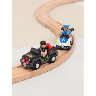兒童塑料小車玩具車男孩玩具慣性仿真工程車軌道車警車汽車磁性車