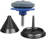 [jtfrkope] Lawn Mower Blade Sharpener for Drill and Lawn Mower Blade Balancer Set Fit for Lawn Mower Tractor Garden Tools