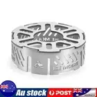 Camping Gas Stove Wind Shield Portable Cassette Stove Windproof Ring (Small) New