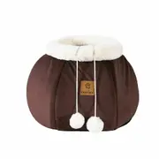 Charlie's Honeypot Cat Cave Snuggler Chocolate