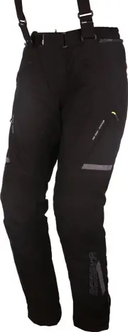 Modeka Baxters, textile pants , color: Black , size: L