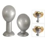 PVC Mannequin Head Manikin Dome Headform Helmet Hairpieces Hat Display