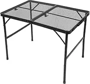 Camping Folding Table Portable Picnic Table Adjustable Height Camping Desk Multicolor34 Mesh Tab p Table