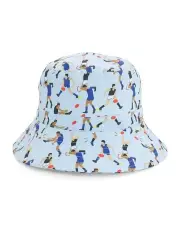 [Morgan & Taylor Mini] Mini Footy Bucket Hat in Blue