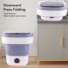 （63）7.5L Mini Portable Bucket Washer Foldable Washing Machine With Soft Sp S