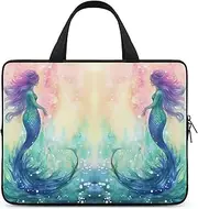 Laptop Case Sleeve Shockproof Computer Carrying Bag Beautiful Mermaid Tail Notebook Case Cover Laptop Bag Water Resistant Computer Cases Tablet Briefcase for Travel Business 13 Inch, Beautiful Mermaid