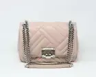 MICHAEL KORS VIVIANNE Medium Shoulder Flap Satchel Pastel Pink Leather NWT $398