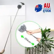 Feather Duster Extendable Handle Long Telescopic Duster Magic Static Brush 245cm