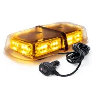 Xprite Yellow/Amber 36LED Rooftop Strobe Light Emergency Warning Flashing Beacon