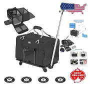 Lightweight 22" Expandable Pet Travel Carrier with Safety Lock Zip & Ventilation