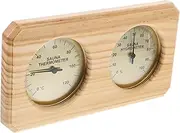 Indoor Wooden Sauna Hygrometer Thermometer Wall Mounted for Home Sauna Temperature and Humidity Gauge for Enhanced Comfort and Easy Installation High Temperature