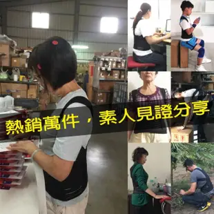 【菁炭元素】台灣製-鍺磁石系列健康美體護具組(鍺挺背護腰帶+磁力貼 挺背 護腰 鍺)