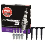 Denso 4 COP Direct Ignition Coils NGK 4 Ruthenium HX Spark Plugs Kit For Toyota (for: Toyota)