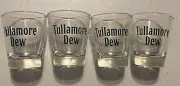 Set of 4 Tullamore DEW Irish Whiskey Glass Reusable Shot Glasses NEW