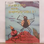 二手書📗英文繪本ANANSI DOES THE IMPOSSIBLE//LISA DESIMINI//童話、民間故事