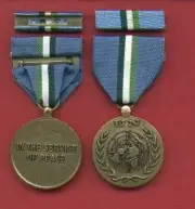 One full size UN United Nations medal for New Guinea Mission with ribbon bar