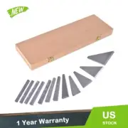12 Pack New Steel 1/4 To 30 Degree Gauge Block Precision Angle Block Set