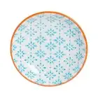 Hand Printed Sauce Dish Set Salad Serving Bowls 10cm Blue
