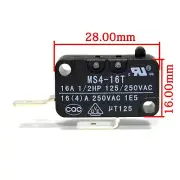 MS4-16T 16A Micro Limit Switch Microswitches For Game Consoles Air Conditioner