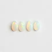 5 x 3mm pear set of 4 Australian light opals natural solid loose unset stone