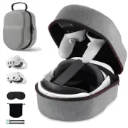 COOWPS Hard Carrying Case for Meta Quest 3S/Quest 3/Quest 2, Compatible with ...