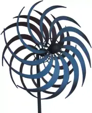 Wind Spinner Double Pinwheel Kinetic Lawn Garden Metal Outdoor Yard Decoration