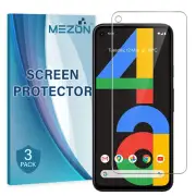 [3 Pack] Google Pixel 4a (5.8") Ultra Clear Screen Protector Film by MEZON