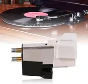Rosilesi Cartridge Stylus, Record Player Needle Diamond Stylus Replacement Turntable Replacement Needle, Record Player Phonograph Needle Pickup Stylus Moving Magnet Cartridge with Mounting Screws
