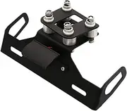 Motorcycle License Plate Bracket for Kawasaki Z800 2013-2015 2016 2017 Motorcycle License Plate Holder Bracket Tail Tidy Fender Eliminator Black (Color : No Logo)