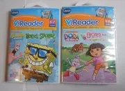 VTech V.Reader, set of 2, Sponge Bob Model Sponge, Dora & Three Little Pigs