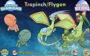 Shiny Non-shiny Trapinch Flygon 6IVPokémon BD SP HOME (Legal)