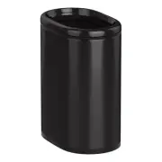 9L/2.4GAL Metal Bathroom Trash Can，Black Bathroom Double Trash Bin，Narrow Gar...