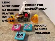 LEGO Minifigure Record Player Karaoke DJ Speakers Stereo Vinyl Music Friends