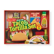 Melissa and Doug Fill and Fold Taco and Tortilla Playset