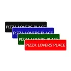 Pizza Lovers Place Oven Pizzeria Restaurant Food Love Street Aluminum Metal Sign
