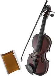 Sosoport 1 Set String Decorative Violin for Realistic Music Instrument Photo Prop Durable Educational present for Young Musicians for Photography and Playtime