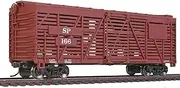 Walthers Trainline HO Scale Model Southern Pacific Stock Car, 40', Red