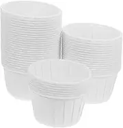 FIXOSHEE 50pcs Cute Printed Paper Cupcake Molds Nonstick Baking Cups with Rolled Edges for Home Baking for Cupcakes and Muffins Easy to Handle and Serve