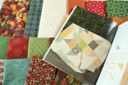 Feeling Leafy Quilt Kit w/ Moda Snuggle Up Book Fall Fabrics + Backing 63" x 63"