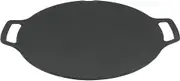 Korean BBQ Grill Pan, Non Stick Round BBQ Griddle with 6 Layer Coating, Aluminum Alloy Heat Resistant Grilling Tray for Induction, Gas Stove, Electric Cooktop, Indoor or Outdoor